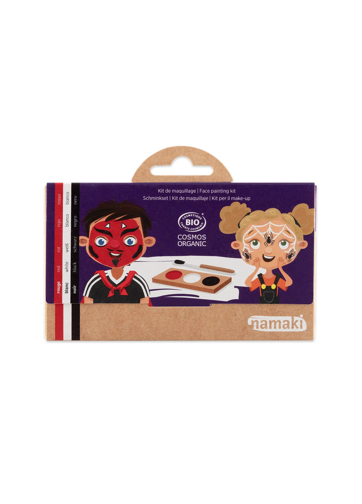 ​Schminkpalette für Kinder |  Teufel & Spinne - 3 Farben**