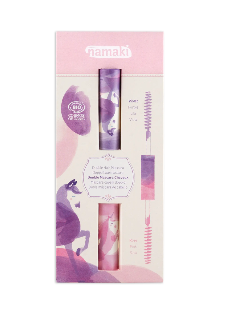 Mascara Cheveux Double Applicateur Rose-Violet**