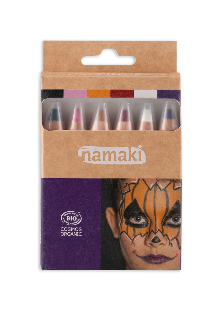 Set of 6 Face Painting Pencils - Worlds of Horrors**