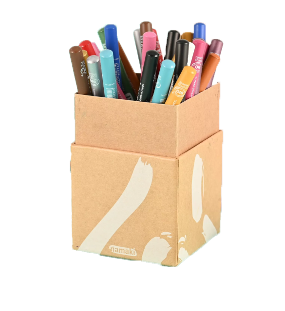 Assortiment 30 crayons de maquillage fins - 14 couleurs**