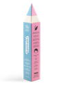 Set of 4 Face painting slim pencils - Yellow/Pink/Turquoise/White**