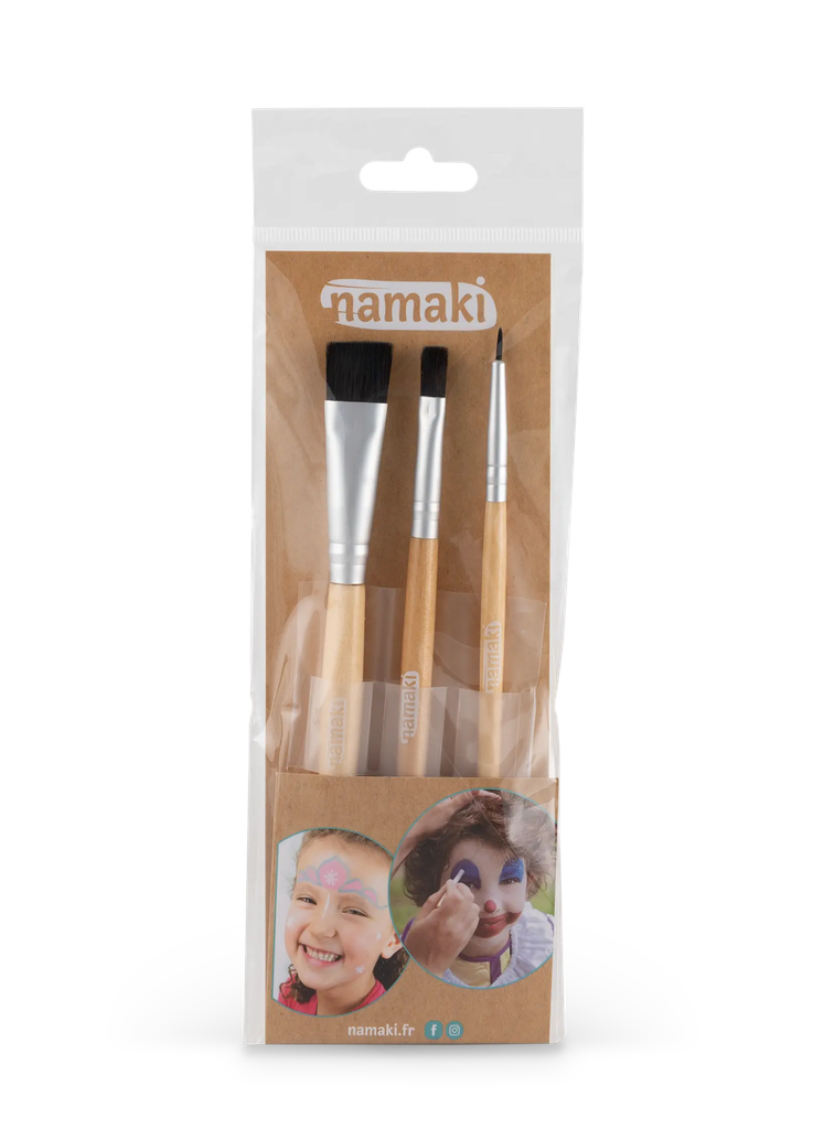 Set of 3 make-up brushes