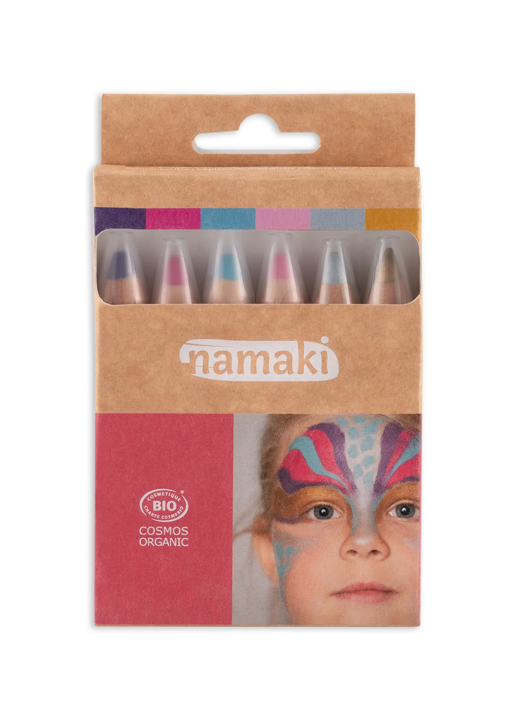 Set of 6 Face Painting Pencils - Enchanted Worlds**
