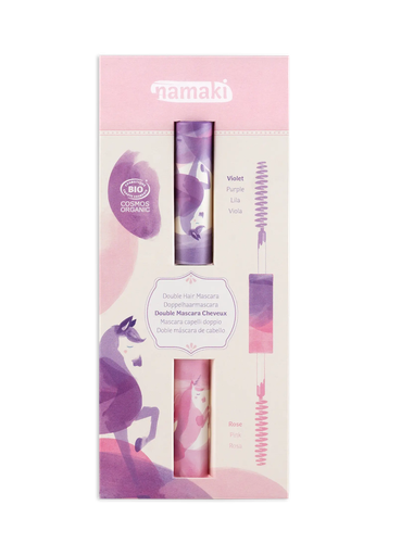 [110091] Mascara Cheveux Double Applicateur Rose-Violet**