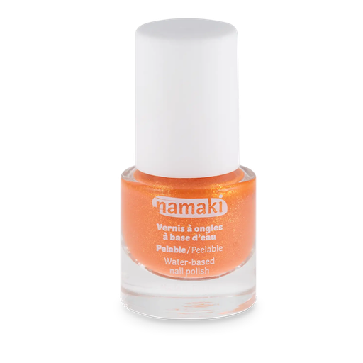 [110224] Water-based peelable Nail Polish 24 - Glitter Coral